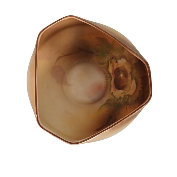 Noritake Hand Painted Nut of Figs Floral Candy Dish or Bowl - Picture 1 of 10